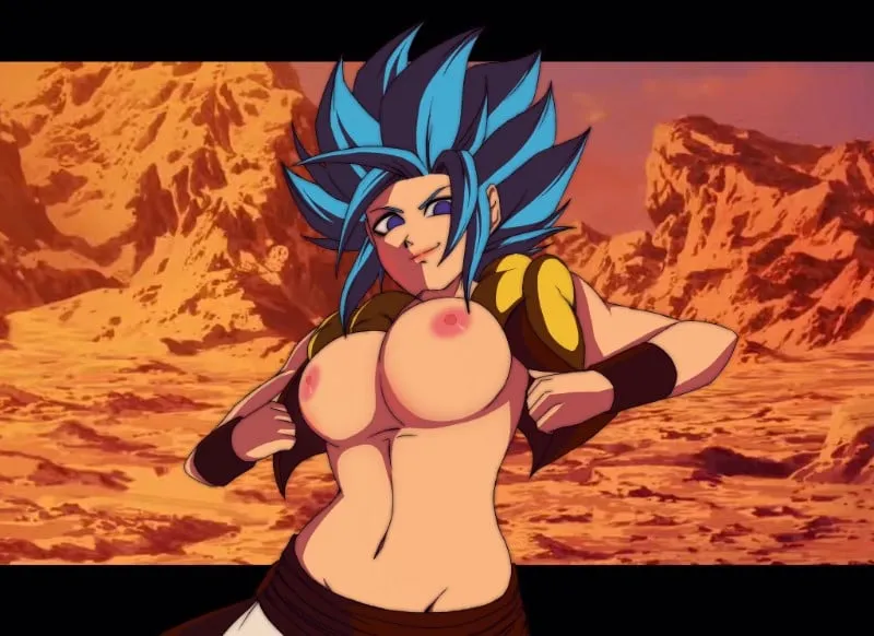 Fem gogeta blue