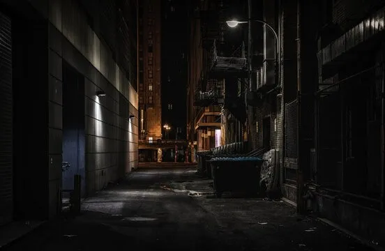 Alleyway stranger