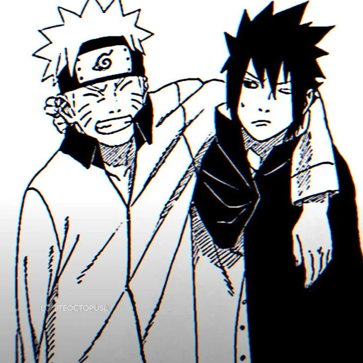 Naruto and Sasuke