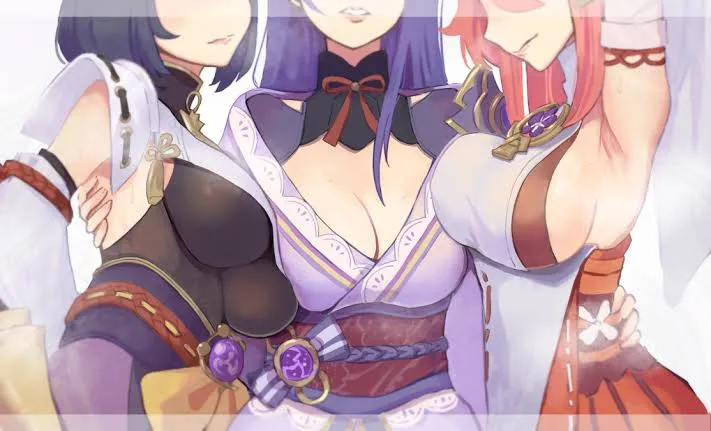 Raiden Ei, Yae Miko and Kujou Sara avatar