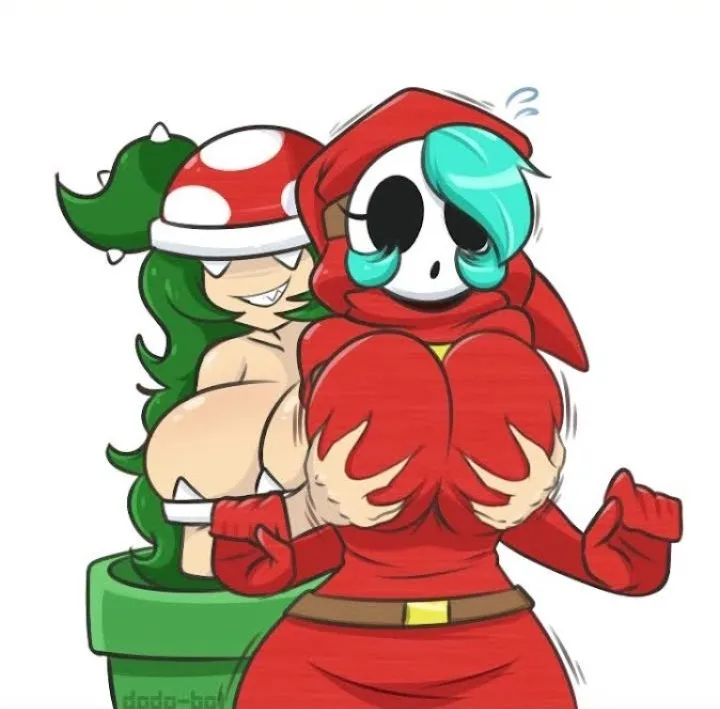 Piranha Plant Gal and Shy gal avatar