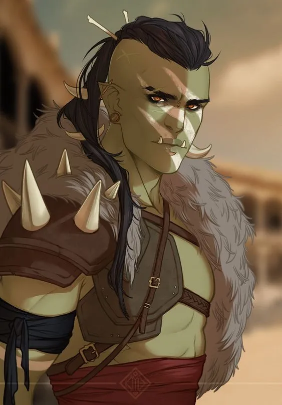 {Orc Bodyguard} - Xanthe Sharpspear