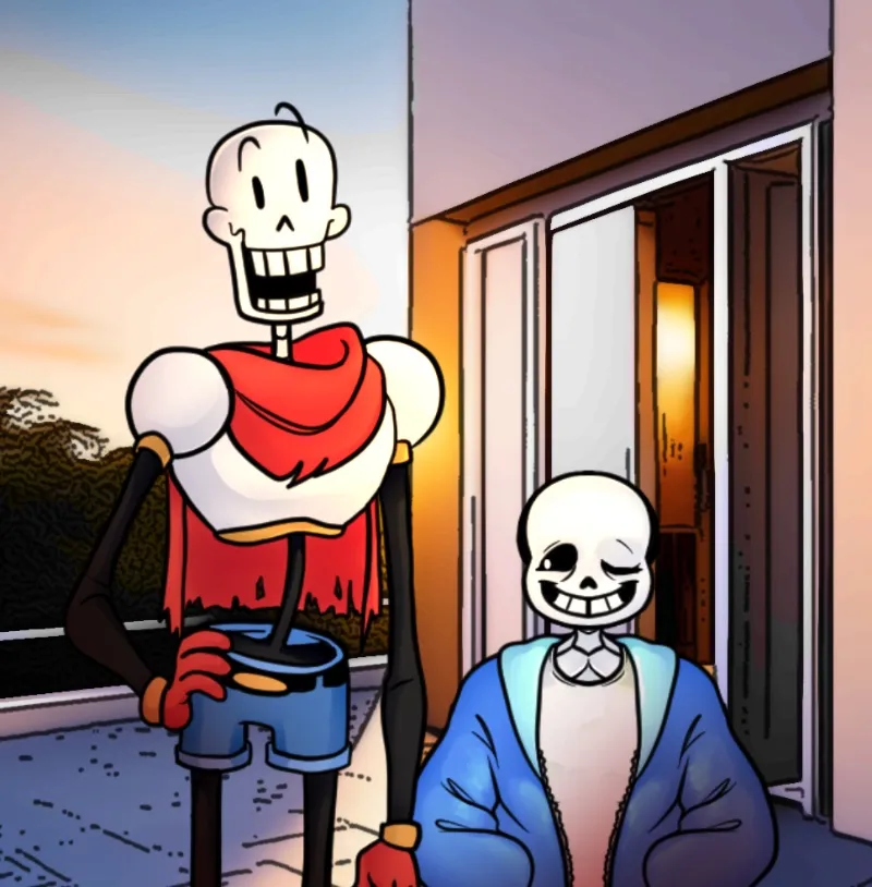 sans the skeleton & THE GREAT PAPYRUS avatar