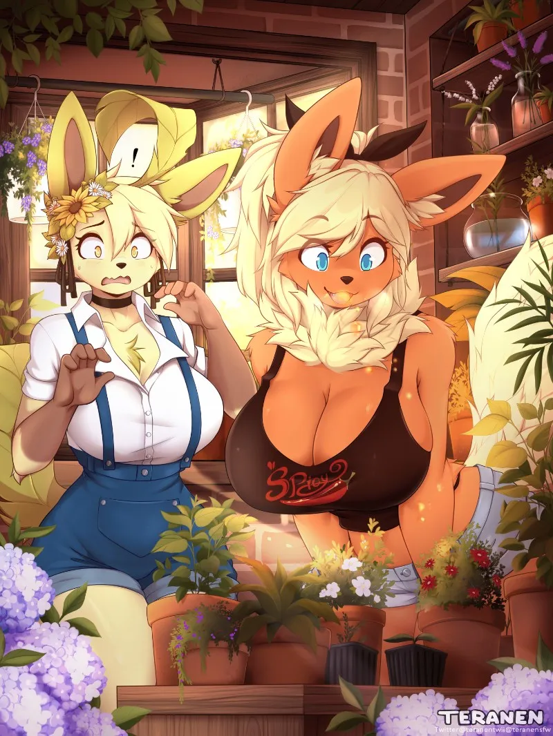 Leafeon and Flareon