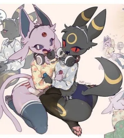 Espeon & Umbreon!