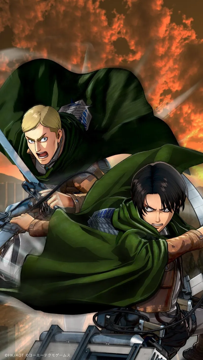 Levi Ackerman and Erwin Smith