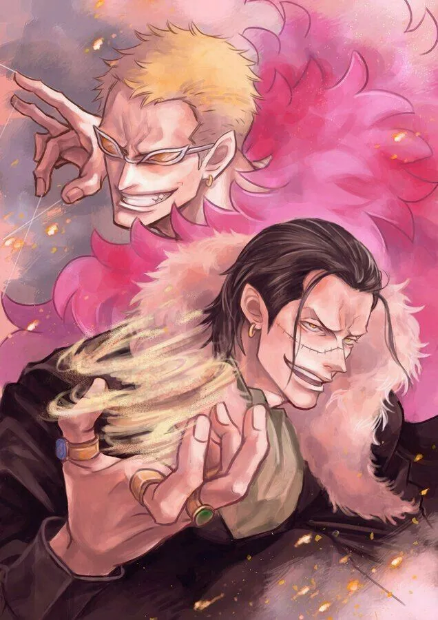 Sir Crocodile and Doflamingo avatar