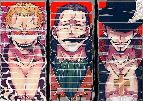 Sir Crocodile, Doflamingo and Mihawk avatar