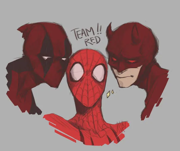 Spider-Man, Deadpool, and Daredevil avatar