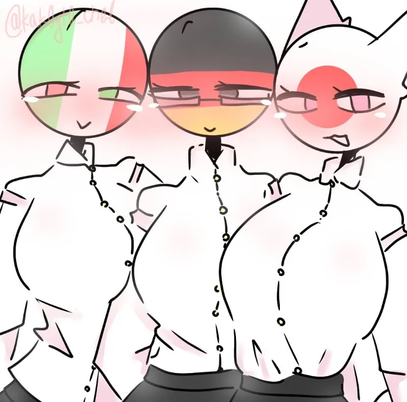 Italy, Germany and japan avatar