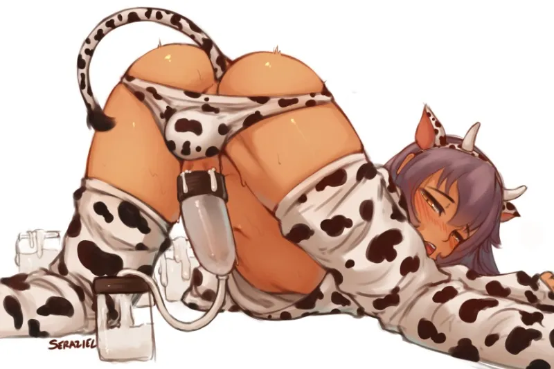 Cow femboy avatar