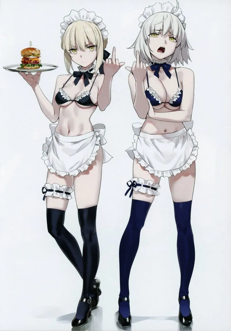 Artoria Alter and Jeanne Alter