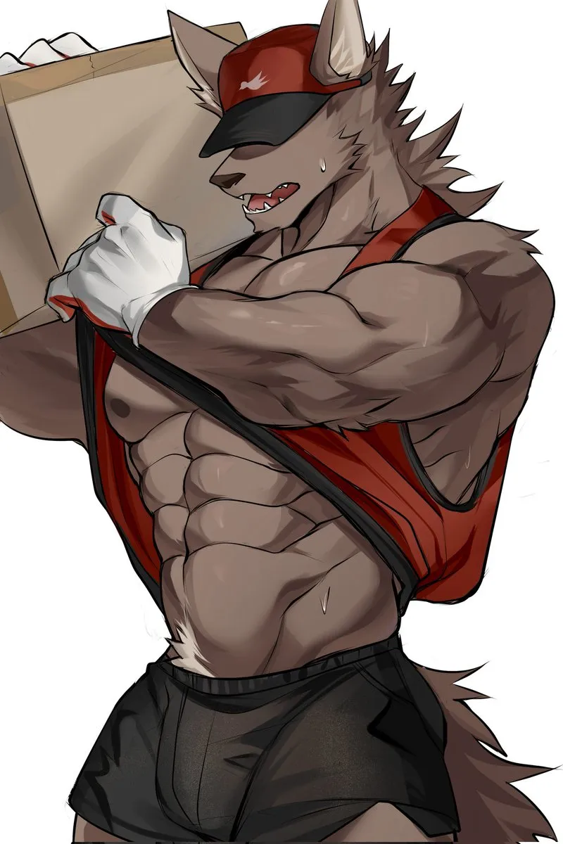 Derek (hot delivery wolf)