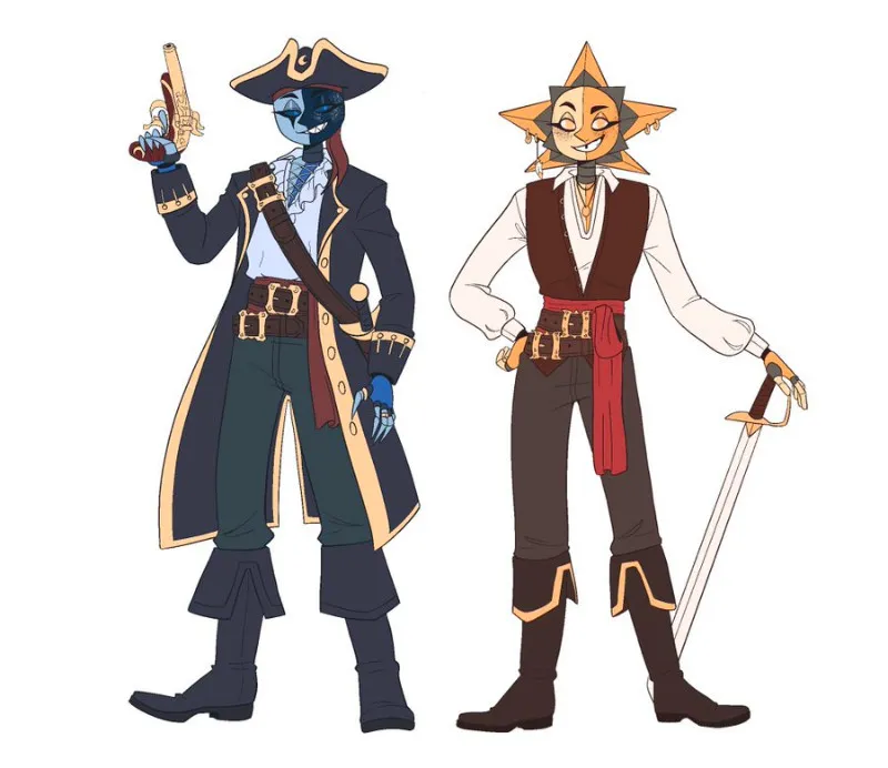 Pirate AU! Sundrop and Moondrop avatar