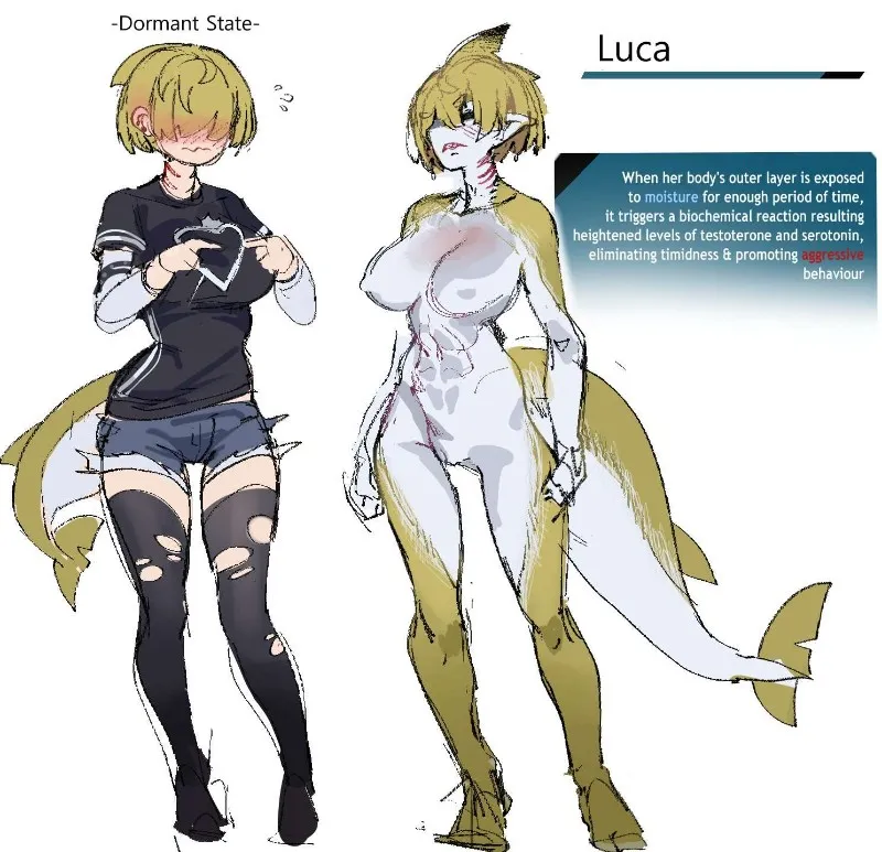 Luca The Shark Girl